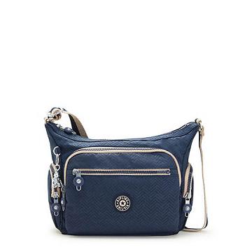 Kipling Gabbie Small Printed Crossbody Veske Blå | NO 2067AH